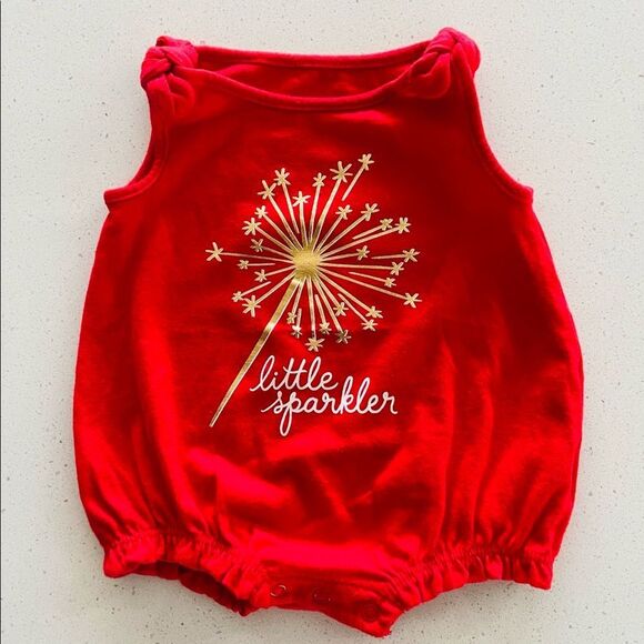 Cat & Jack Little Sparkler Romper Size Newborn - Picture 2 of 6